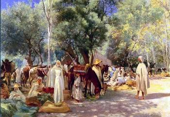 unknow artist Arab or Arabic people and life. Orientalism oil paintings  479 Germany oil painting art